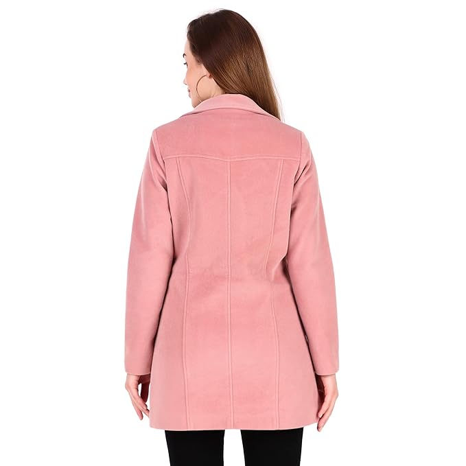 Leather Retail Long Winter Wear Velvet Jacket For Women - Image 2