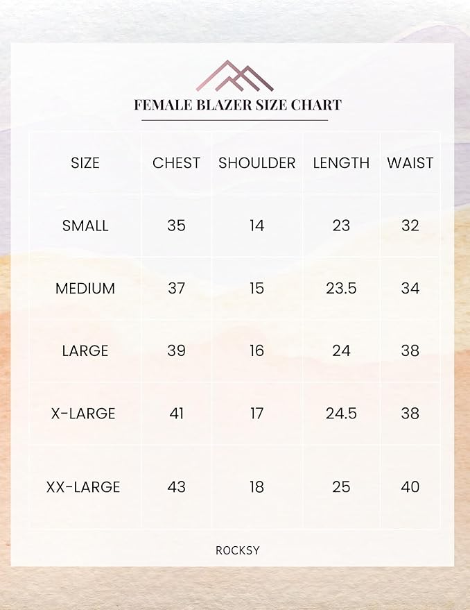 ROCKSY Black Smart Casual Formal Blazer for Women, Regular Fit Stylish Blazer for Women - Image 5