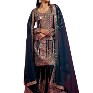 Women's Silk Blend Kurta Set